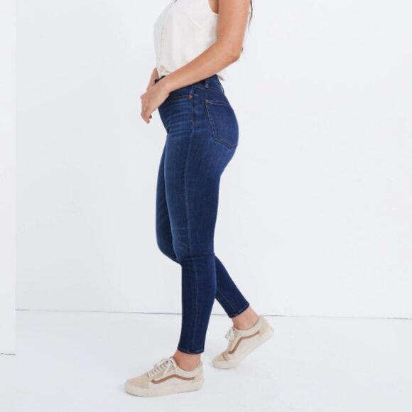 NWT MADEWELL Curvy High Rise Skinny Crop Jeans Size 33 Tall - Picture 5 of 10